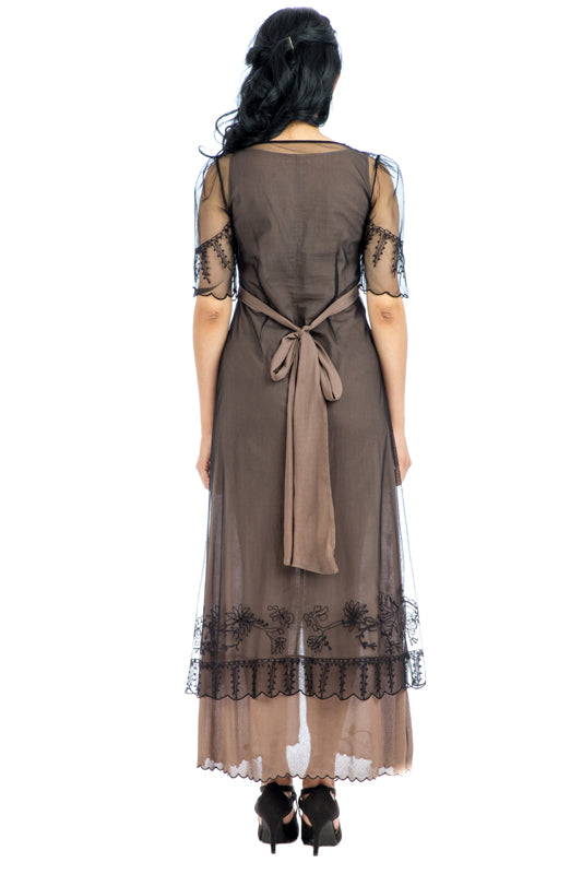 Nataya Victorian 40007 Black/Coco Dress