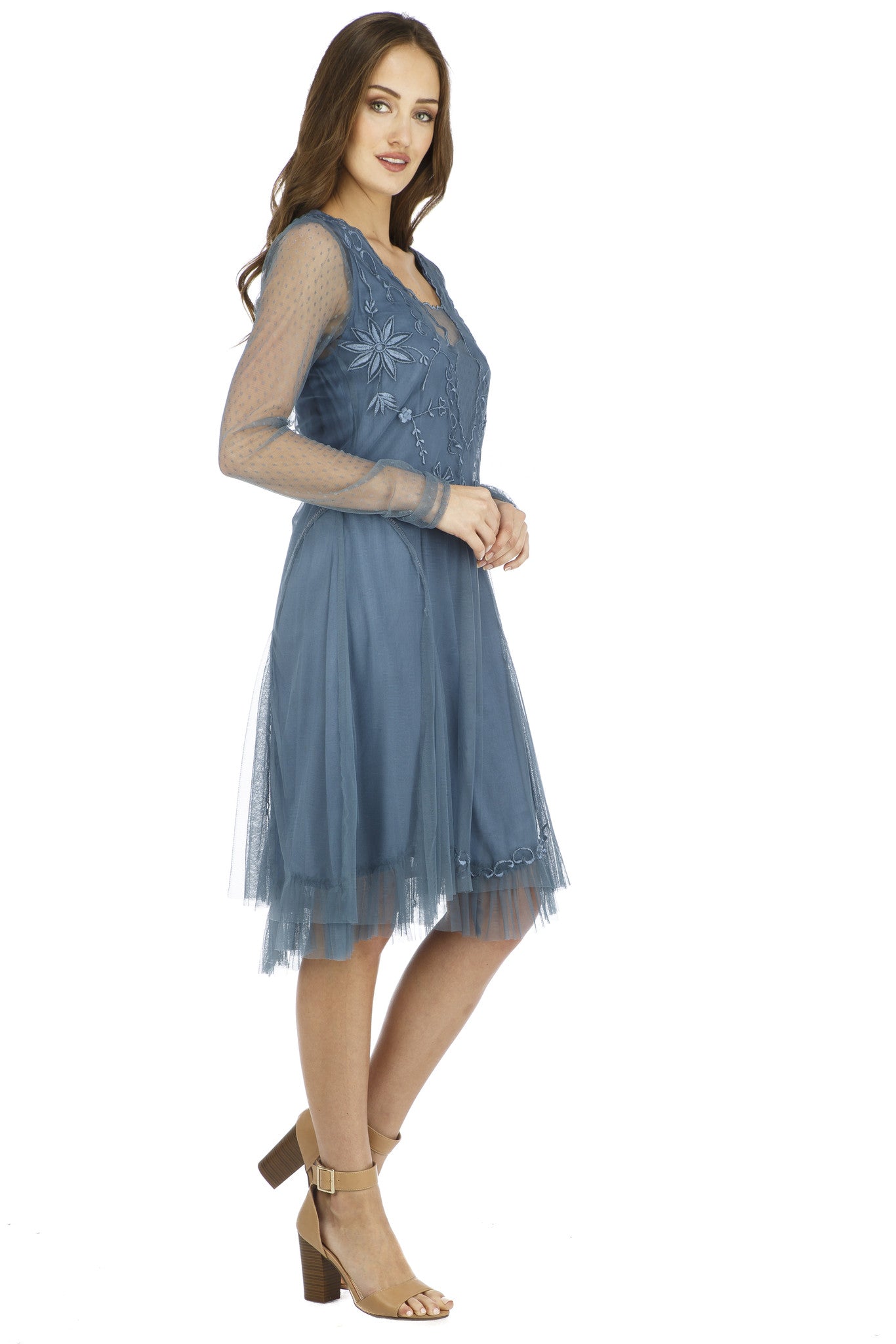 Nataya Serenity AL-252 Sapphire Dress