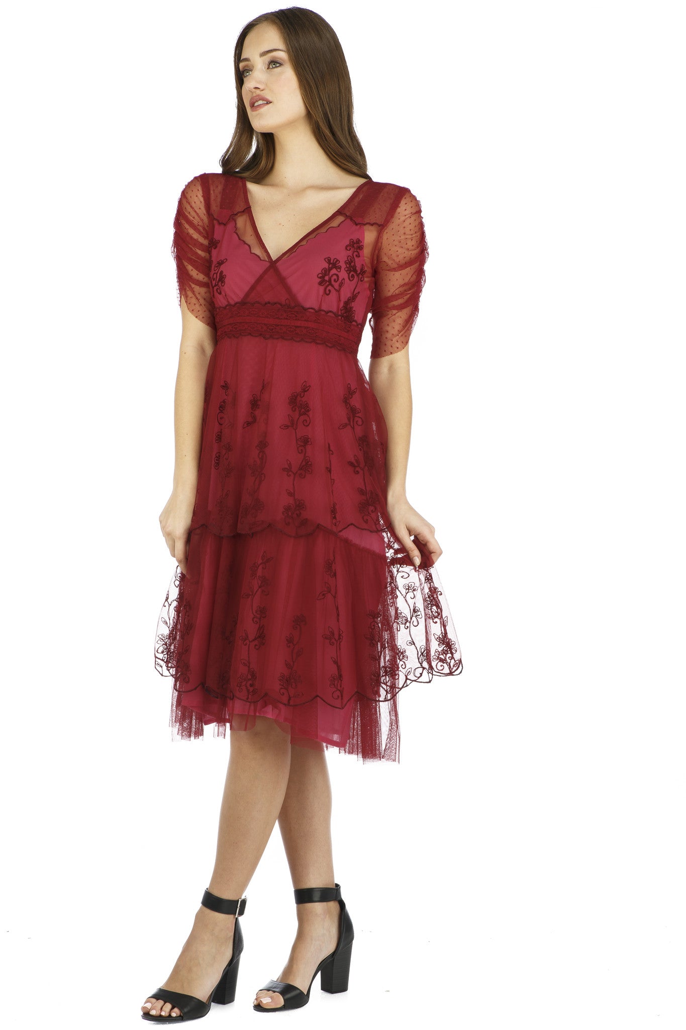 Nataya Zoe AL-237 Raspberry Dress