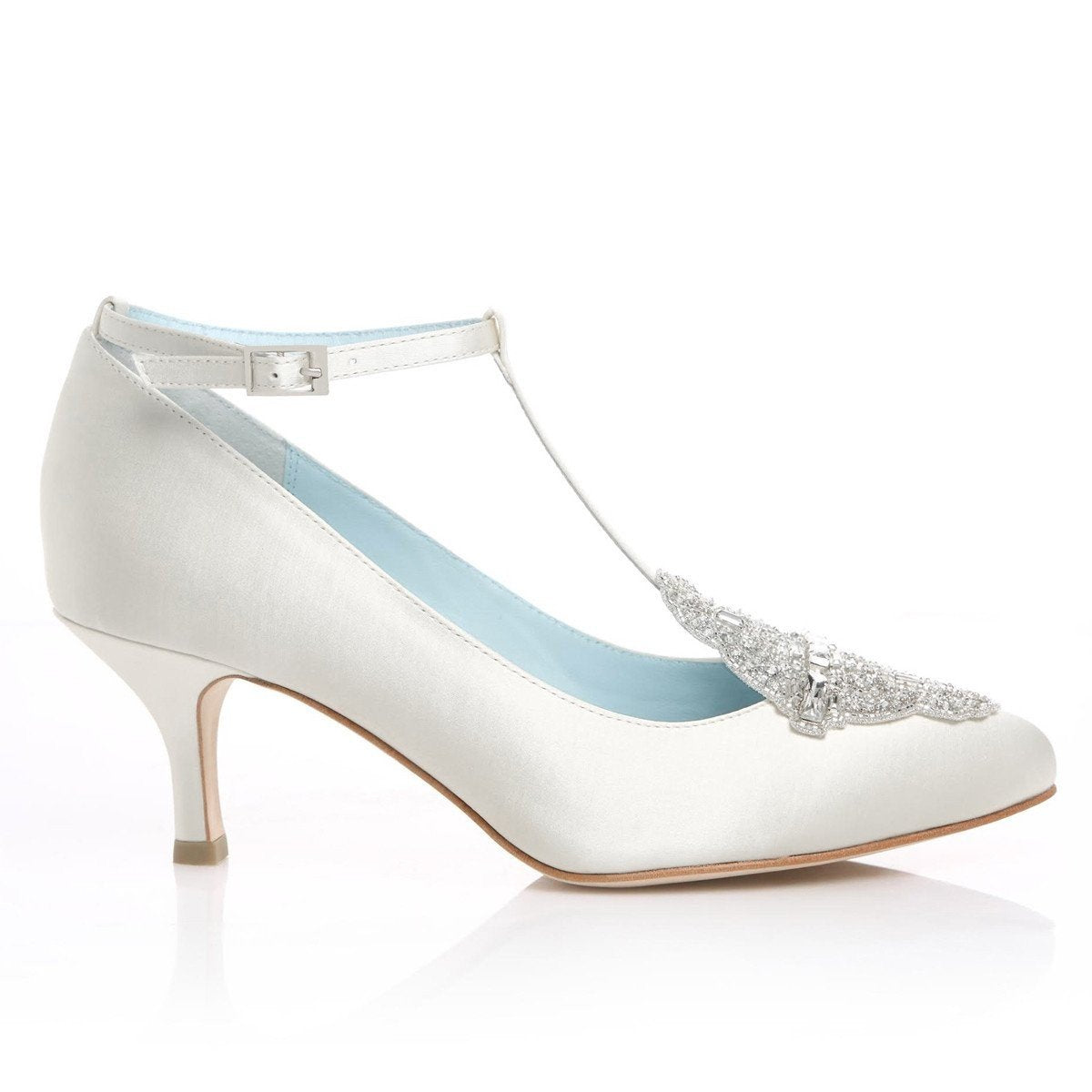 Art Deco Great Gatsby Bridal Shoes in White