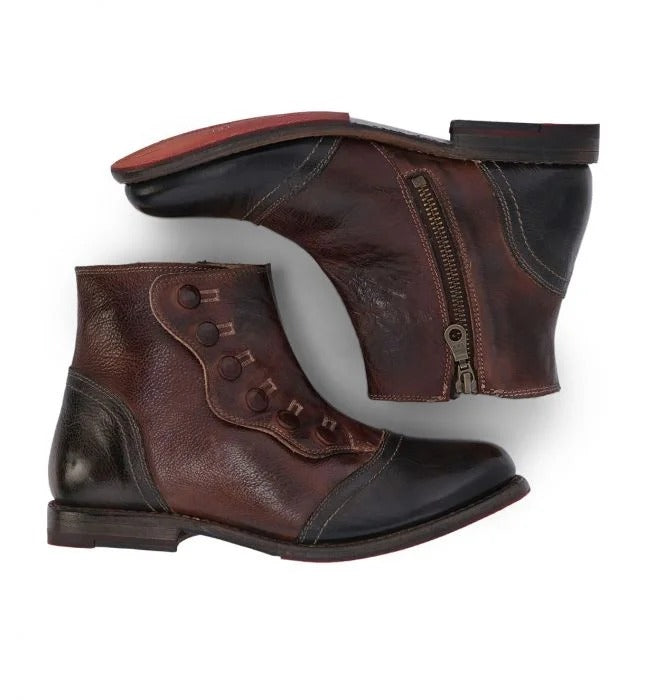 Josephine Boots in Teak Rustic