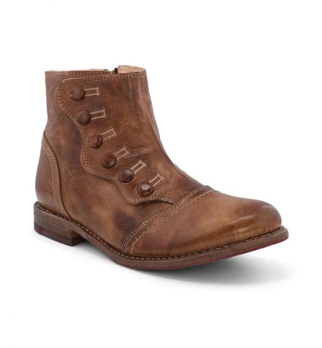 Josephine Boots in Tan Rustic