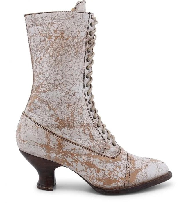 Mirabelle Victorian Style Boots in Nectar Lux