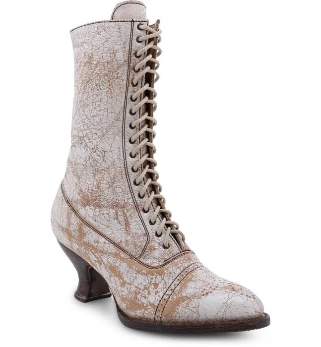 Mirabelle Victorian Style Boots in Nectar Lux