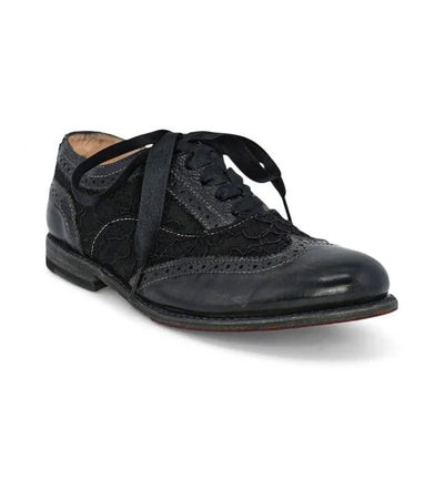 Maude Vintage Style Shoes in Black